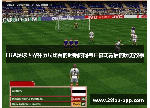 FIFA足球世界杯历届比赛的起始时间与开幕式背后的历史故事